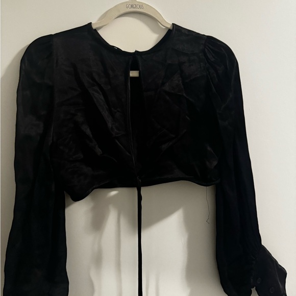 Zara Elegant Black Women's Top - Picture 3 of 4